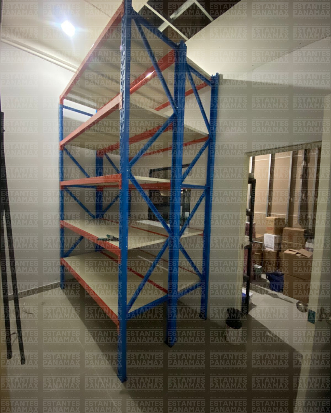 Rack para Bodega de Carga Mediana de 4 Niveles 350kg/Nivel 200x200x60cm PMX-1081