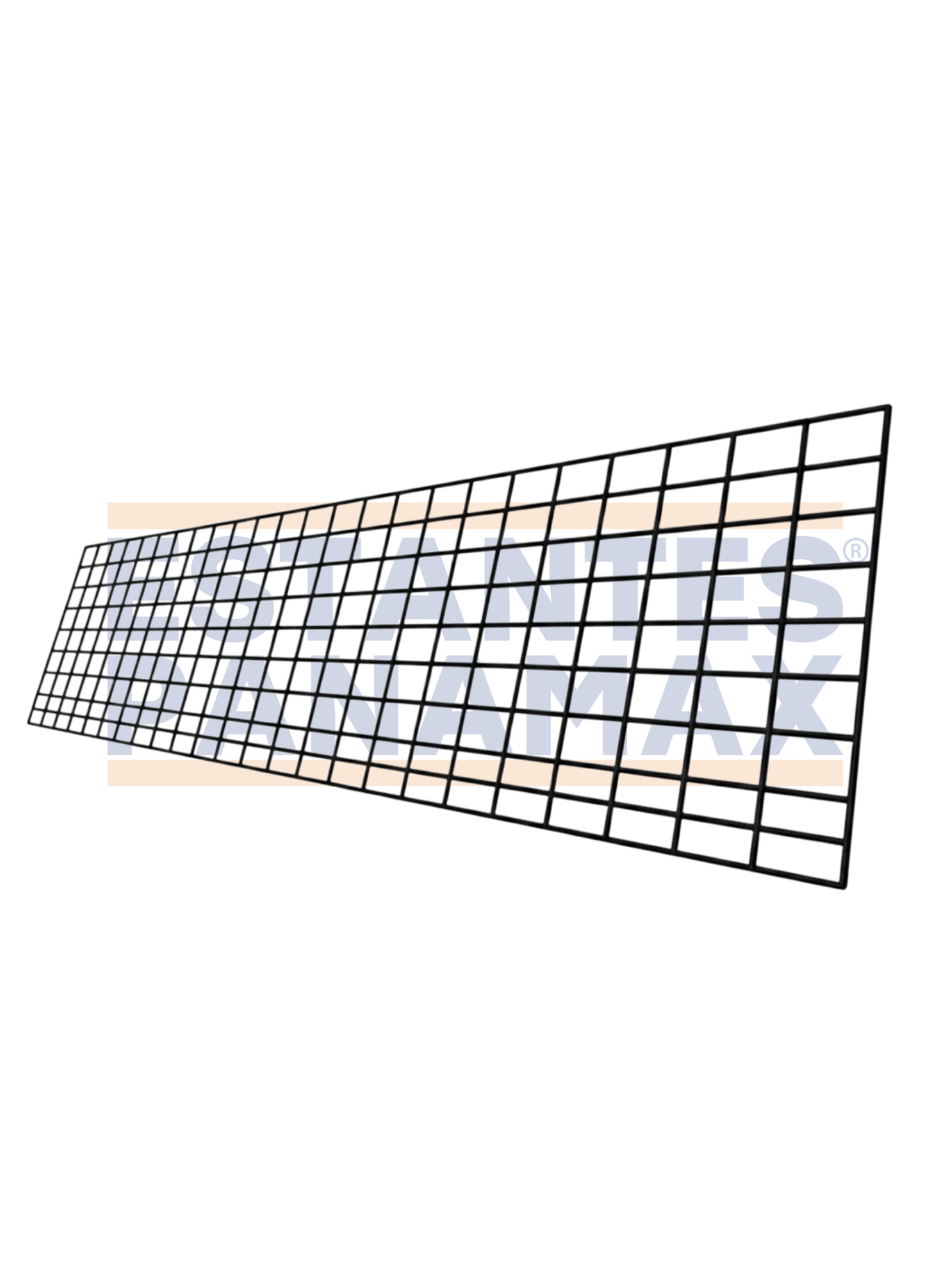 Malla Metálica Negro de 240x60cm 60mm BLK-240X60