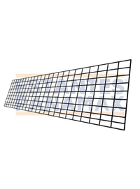 Malla Metálica Negro de 240x60cm 60mm BLK-240X60