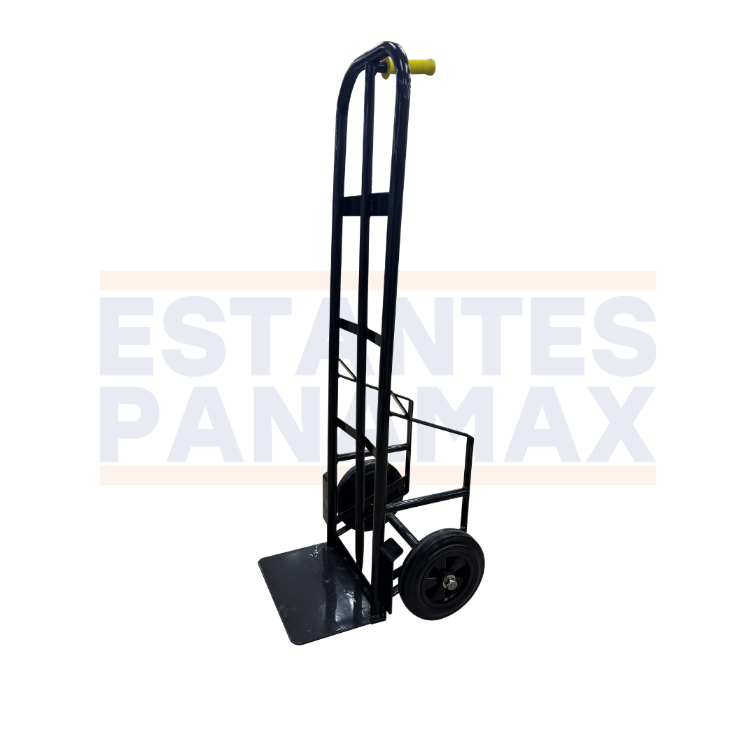 Carretilla de Carga con 1 Manubrio Plancha Corta 25x38cm de Hierro 350kg PMX-1095
