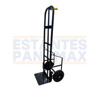 Carretilla de Carga con 1 Manubrio Plancha Corta 25x38cm de Hierro 350kg PMX-1095