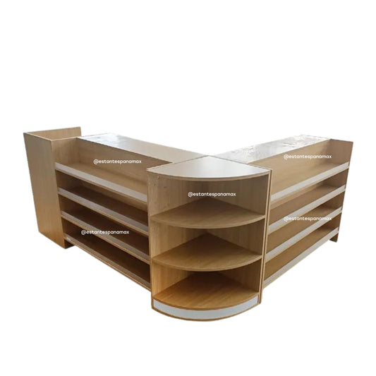 Set de 4 Piezas de Mueble MDF Disponible en 4 Colores MDF-4