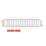 División de Hierro Crema 9.5x50cm DIV50-CR