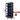 **CALIBRE MEDIO** Góndola Frontal Perforado Negro Tipo Cuadrado 200x100x50cm 6 Niveles 250kg/nivel PMX-1174