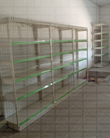 Góndola Pared de Malla Crema Tipo Cuadrado 200x120x40cm 6 Niveles 250kg/nivel PMX-1083