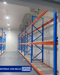 Rack de Bodega de Carga Pesada 3000kg/Nivel con Mallas PMX-1143 ***SE VENDE POR PIEZAS***