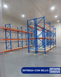 Rack de Bodega de Carga Pesada 3000kg/Nivel con Mallas PMX-1143 ***SE VENDE POR PIEZAS***