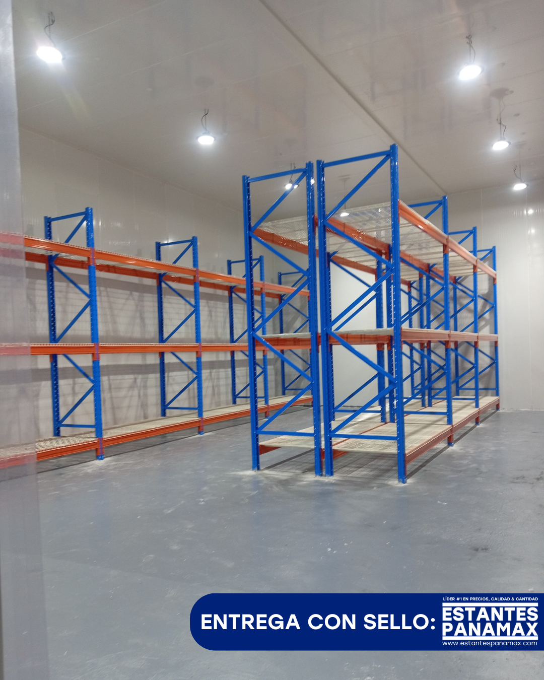 Rack de Bodega de Carga Pesada 3000kg/Nivel con Mallas PMX-1143 ***SE VENDE POR PIEZAS***