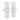 Set 2 Mallas Laterales de Hierro Blanco 162x43cm para Góndolas PMX-1422