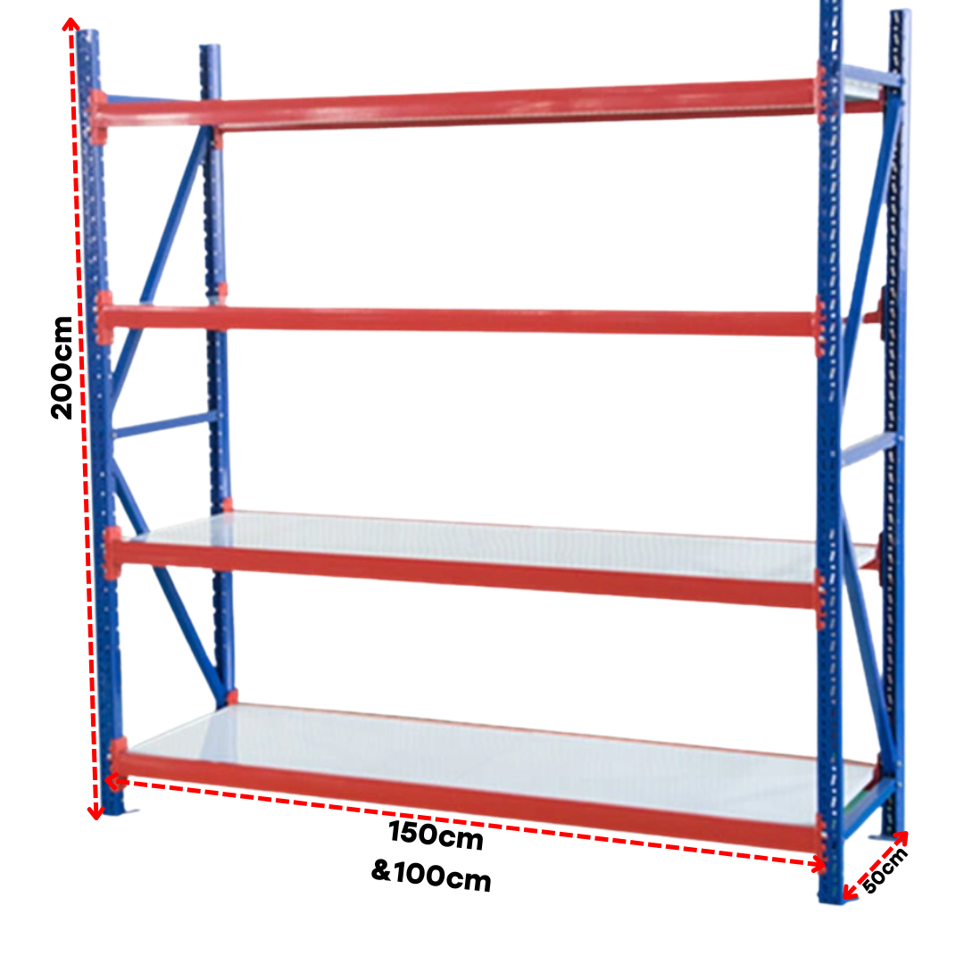 Rack para Bodega de Carga Liviana de 4 Niveles 250kg x Nivel PMX-1013 ...