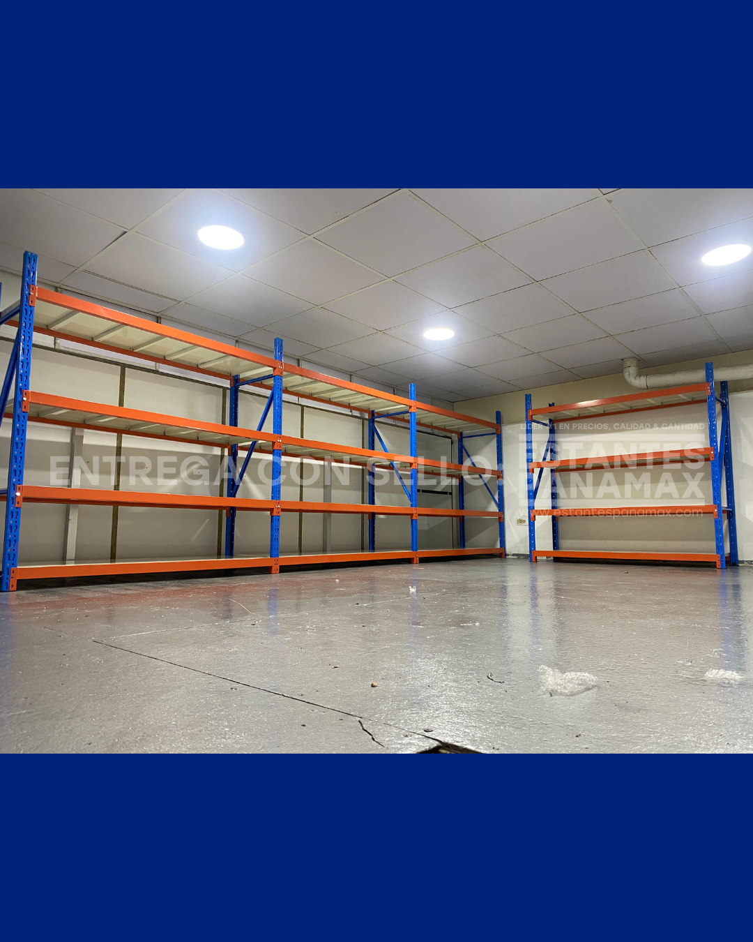 Rack para Bodega de Carga Mediana de 4 Niveles 350kg/Nivel 200x200x60cm PMX-1081