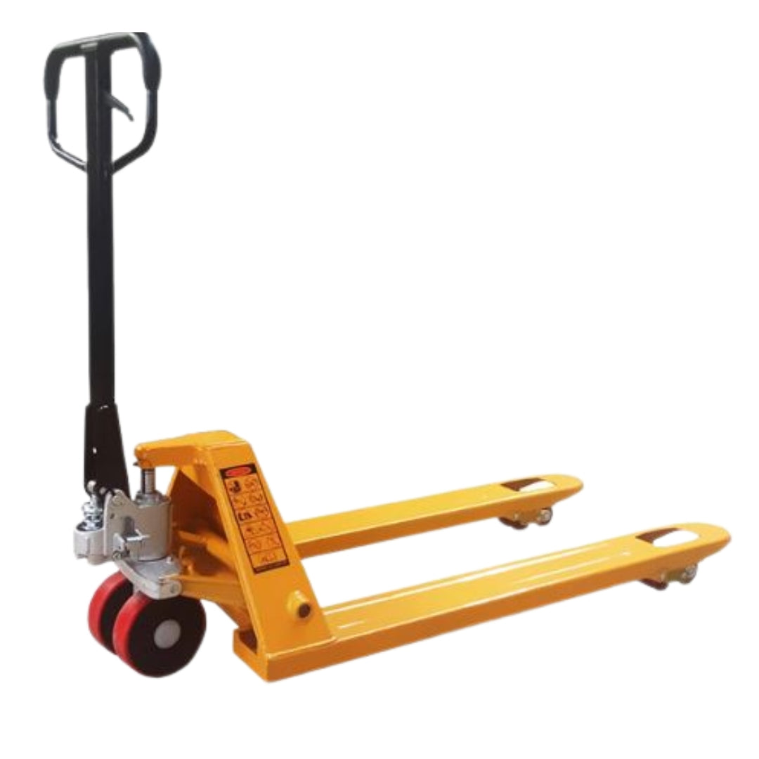 Jack Pallet o Hand Pallet de Color Amarillo Capacidad de Carga 2500kg PMX-1165