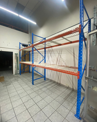 Rack de Bodega de Carga Pesada 1000kg/Nivel con Mallas 240x100cm PMX-1094 1 Tonelada. ***SE VENDE POR PIEZAS***