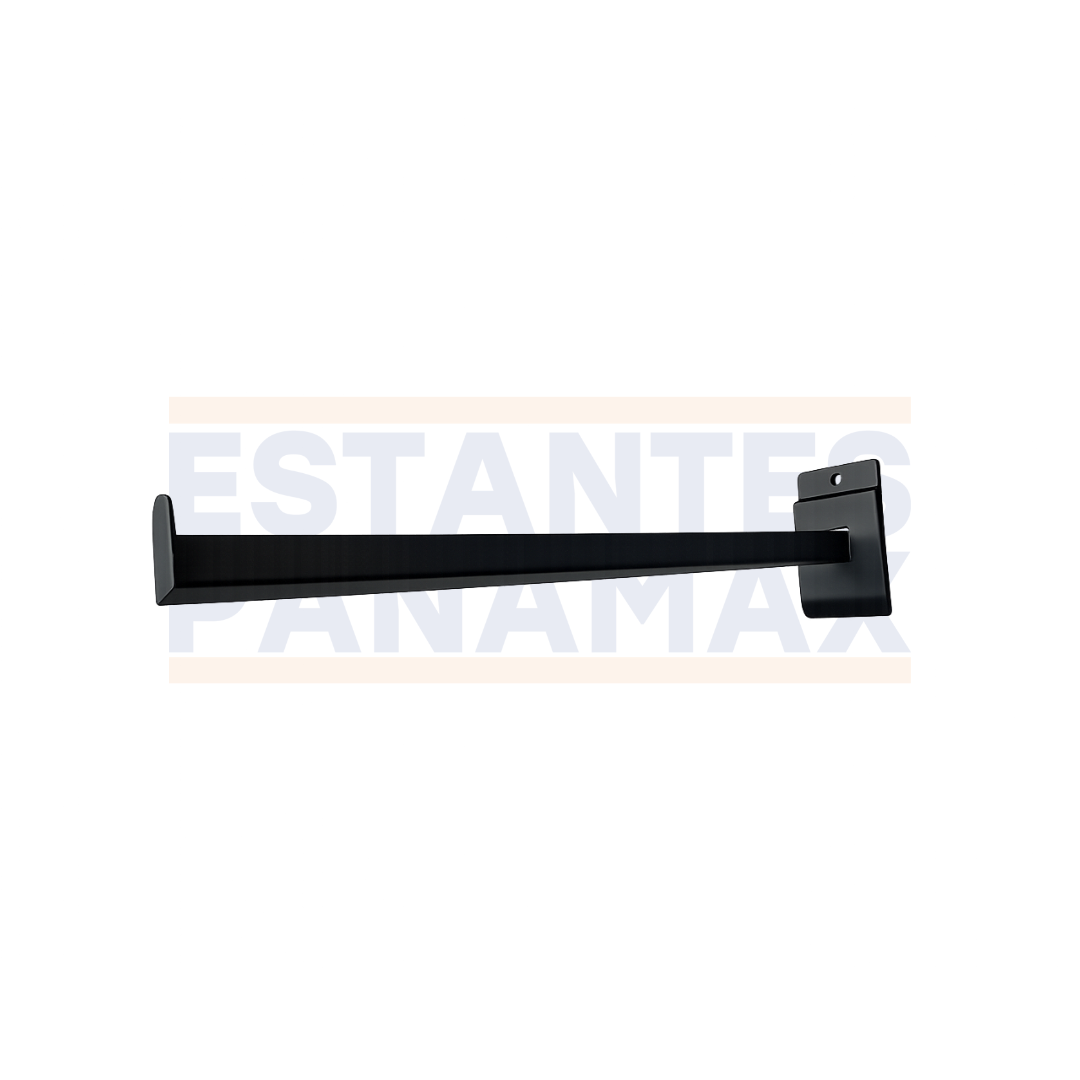 Gancho para Sistema de de Ranurado Tabla Negro Liso 30cm PMX-1412