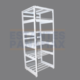 Estante para Cuarto Frío de 6 Niveles Blanco 150kg/Nivel PMX-1199