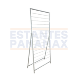 Exhibidor para Papel de Regalo 16 Niveles Metal Blanco 170x75x40cm PMX-1364