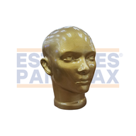Maniquí de Cabeza Mujer Sencillo Color Dorado PMX-1388