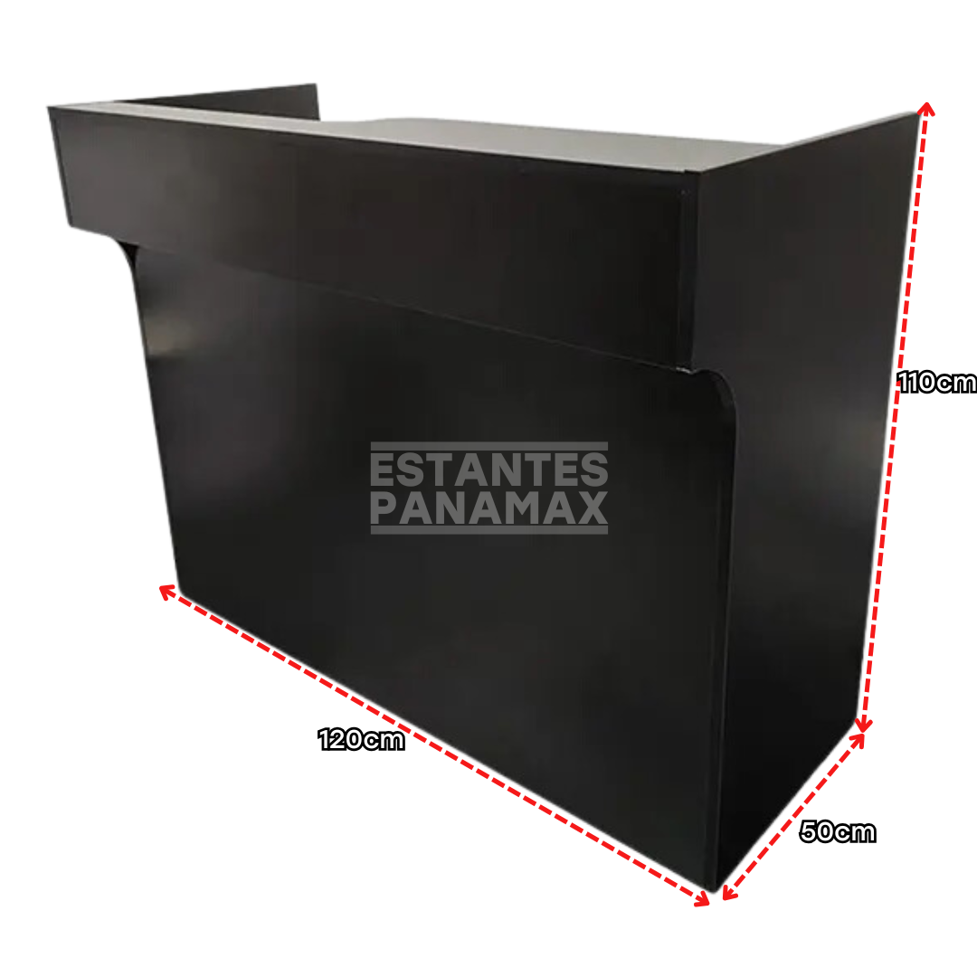 Mueble Frontal de MDF Negro 110x120x50cm KD-006 / KW-015