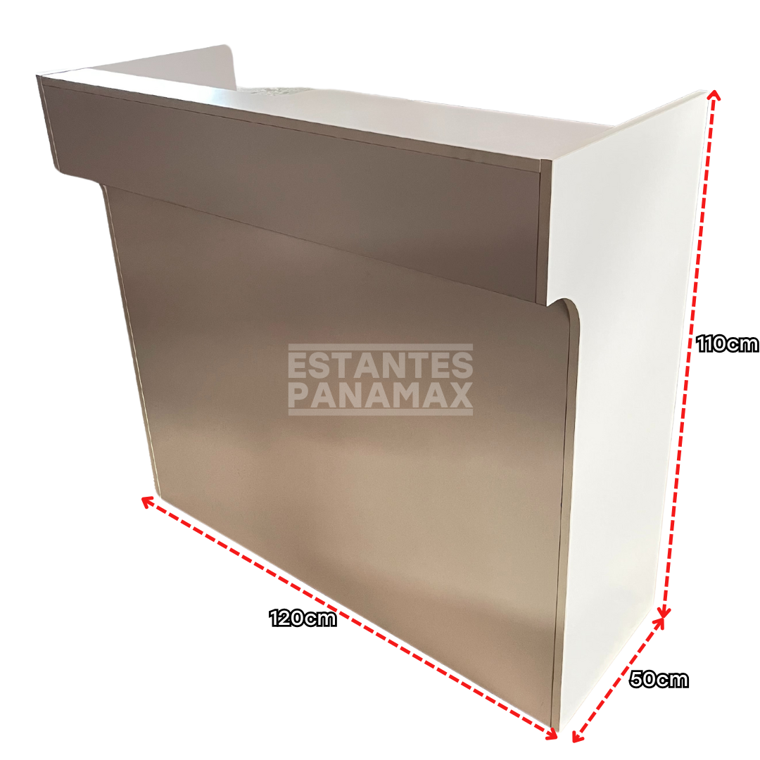 Mueble Frontal de MDF Blanco 110x120x50cm KD-006 / KW-015