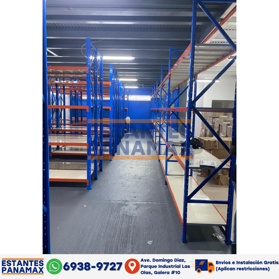 Rack para Bodega de Carga Mediana 350kg x Nivel de 4 Niveles 200*200*6 ...