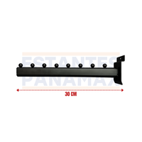 Gancho para Sistema de de Ranurado Tabla Negro 8 Bolitas 30cm PMX-1413