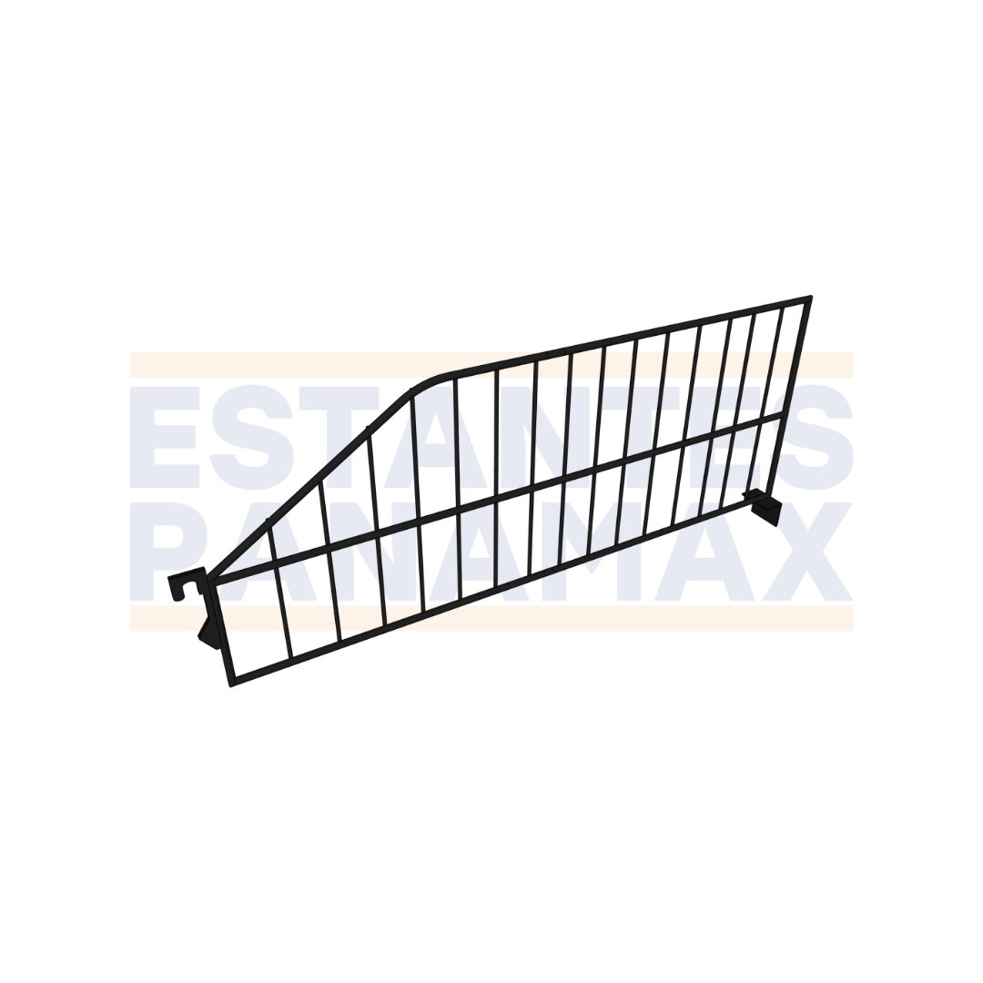 División para Góndolas Negro 40x15cm DN-40