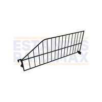 División para Góndolas Negro 40x15cm DN-40