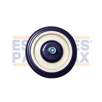 Rueda Fija Trasera para Carretillas de Supermercado 12cm PMX-1396 Rueditas. Llantas.