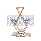 Exhibidor de Carteras Bolsas en Rose Gold 150x90x30cm XBH-CR22