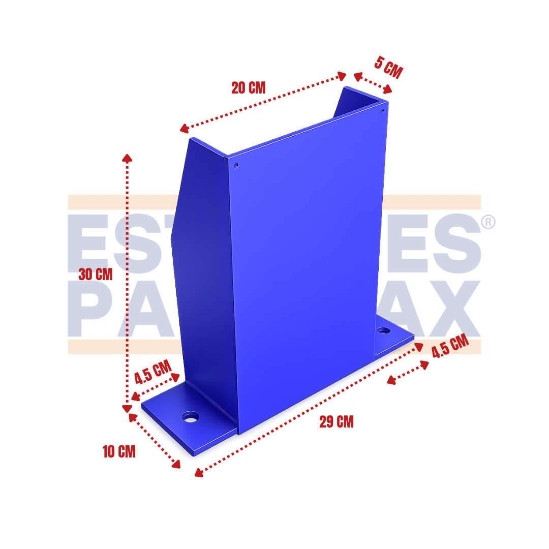 Protector de Rack de Carga Pesado Tipo Bota Azul PMX-1397