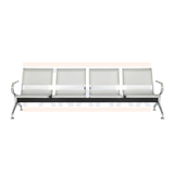 Silla de Espera Metálica de 4 Asientos 76x226x63cm KY-P004