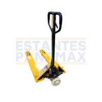(CALIBRE GRUESO) Transpaleta Manual Jack Pallet Hand Pallet 2500kg Modelo Americano Amarillo 122X68.5cm PMX-1407