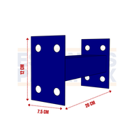 Espaciador para Rack de Bodegas de 1 Tonelada 12x20x7.5cm PMX-1368 Separador. Separadores.