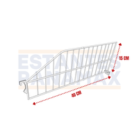 Division para Góndolas Blanca 40x15cm DB-40