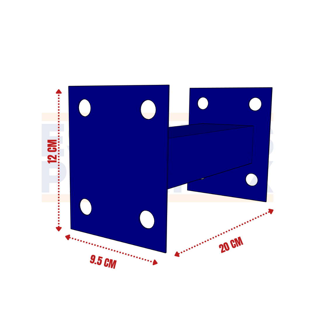 Espaciador para Rack de Bodegas de 3 Toneladas 12x20x9.5cm PMX-1369 Separador. Separadores.