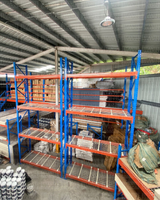 Rack de Bodega de Carga Pesada 3000kg/Nivel con Mallas PMX-1143 ***SE VENDE POR PIEZAS***