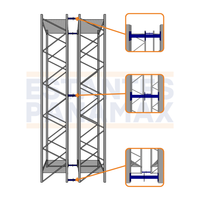 Espaciador para Rack de Bodegas de 3 Toneladas 12x20x9.5cm PMX-1369 Separador. Separadores.