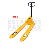 Transpaleta Manual Jack Pallet Hand Pallet 3000kg Modelo Europeo Amarillo 115X55cm PMX-1406