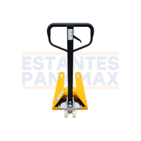 Transpaleta Manual Jack Pallet Hand Pallet 3000kg Modelo Europeo Amarillo 115X55cm PMX-1406