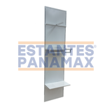 Mueble Exhibidor para Ropa Blanco 240x60x30cm XBH-CR26 Perchero.