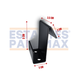 Gancho Soporte para Exhibidor de Baldosas Negro PMX-1424