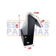 Gancho Soporte para Exhibidor de Baldosas Negro PMX-1424