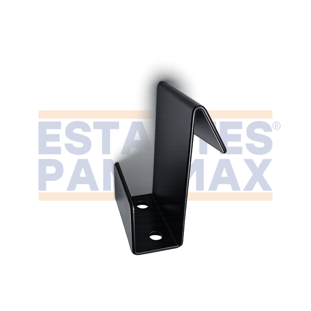 Gancho Soporte para Exhibidor de Baldosas Negro PMX-1424
