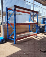 Rack de Bodega de Carga Pesada 3000kg/Nivel con Mallas PMX-1143 ***SE VENDE POR PIEZAS***