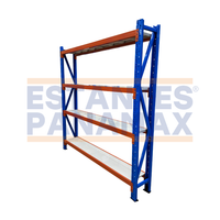 Rack para Bodega de Carga Mediana de 4 Niveles 350kg/Nivel 200x200x30cm PMX-7030