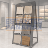 Gancho Soporte para Exhibidor de Baldosas Negro PMX-1424
