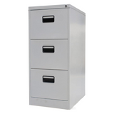 Archivador de Metal Gris de 3 Gavetas 103x46x62cm KY-G080-3