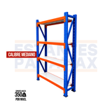 Rack para Bodega de Carga Mediana de 4 Niveles 350kg/Nivel 200x100x30cm PMX-7030-100