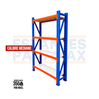 Rack para Bodega de Carga Mediana de 4 Niveles 350kg/Nivel 200x100x30cm PMX-7030-100
