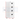 Archivador de Metal Blanco de 4 Gavetas 133x46x62cm KY-G080-4